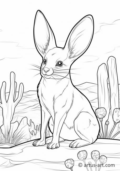 Jerboas Coloring Page For Kids